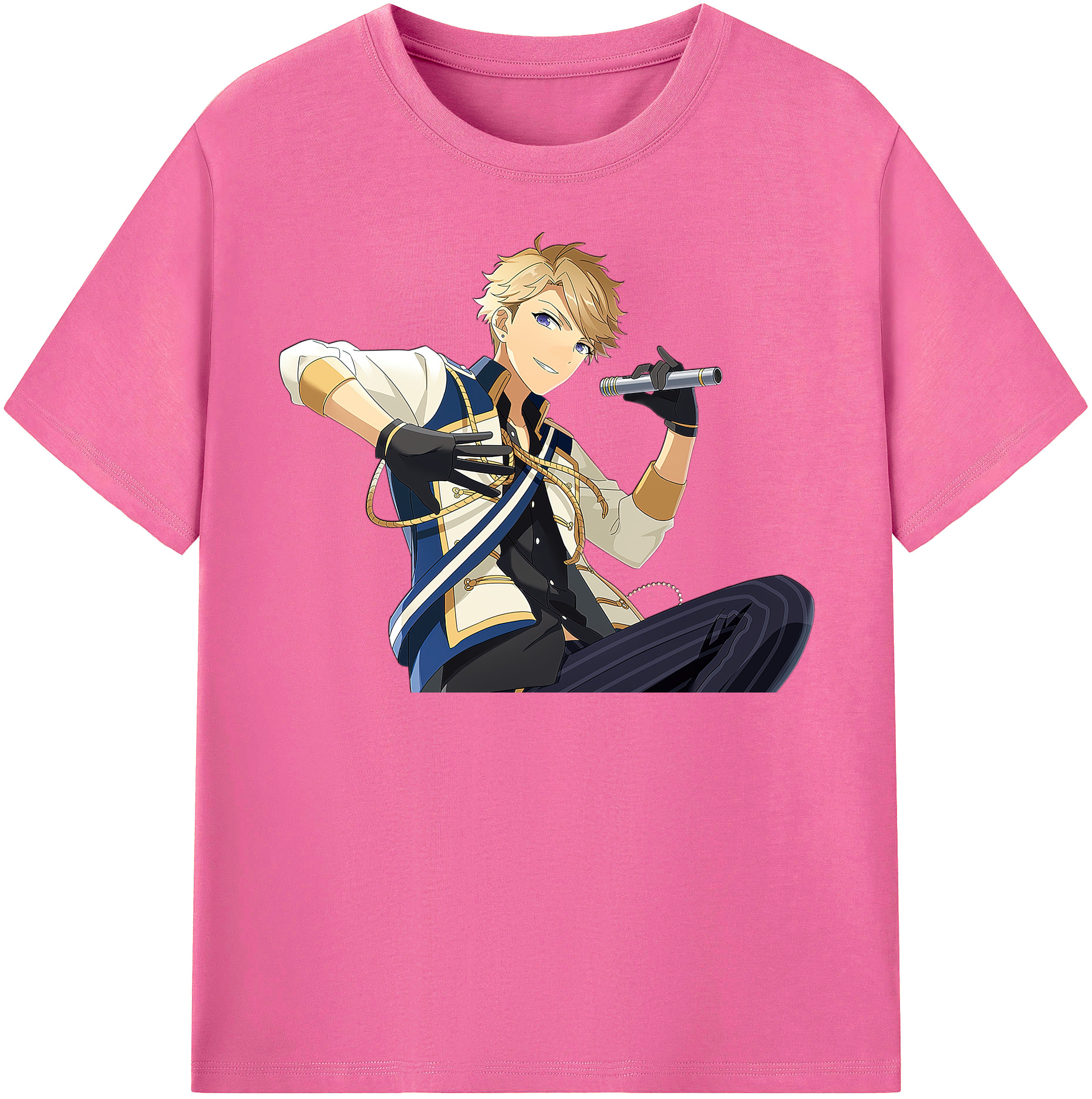 （画像用） あんさんぶるスターズ! Ensemble Stars レディースカジュアルプリントTシャツ（綿100％）